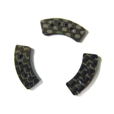 Carbon Fiber Long Slipper Clutch Pads (3): Traxxas Carbon Fiber Long Slipper Clutch Pads (3): Traxxas