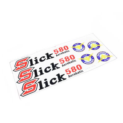 Decal Sheet: Slick 580 30-40cc Decal Sheet: Slick 580 30-40cc