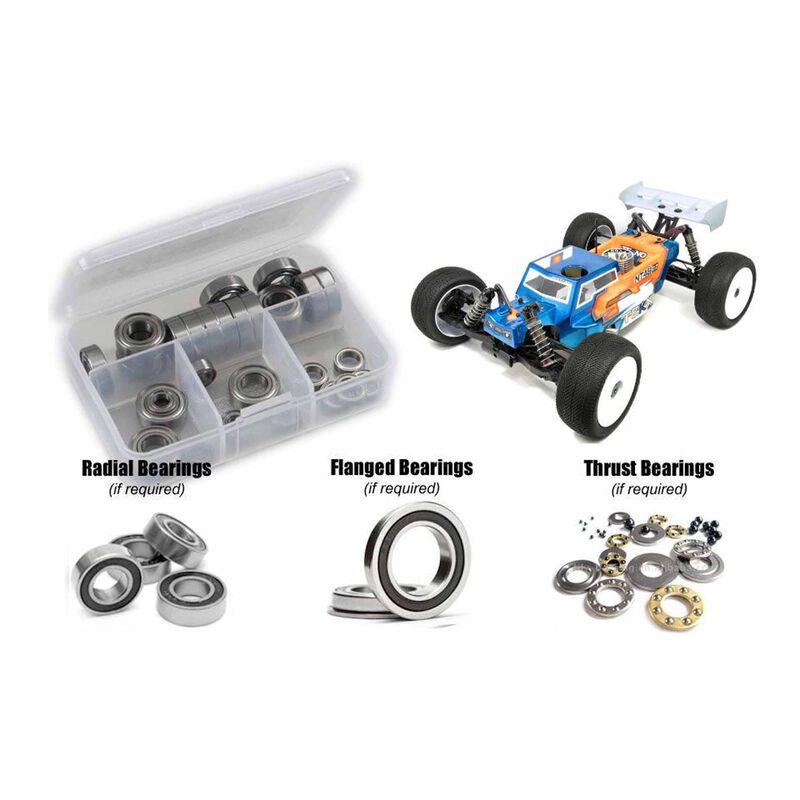 Tekno RC NT48 2.2 1/8th (TKR9401) Rubber Shielded Bearing Kit