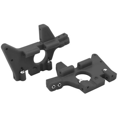 Front Bulkheads for T-Maxx & E-Maxx: Black Front Bulkheads for T-Maxx & E-Maxx: Black