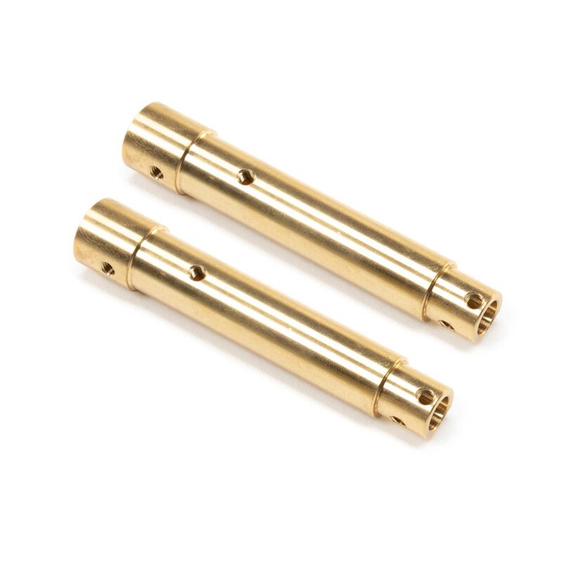 Axial Brass Rear Axle Tube Set (82g): PRO
