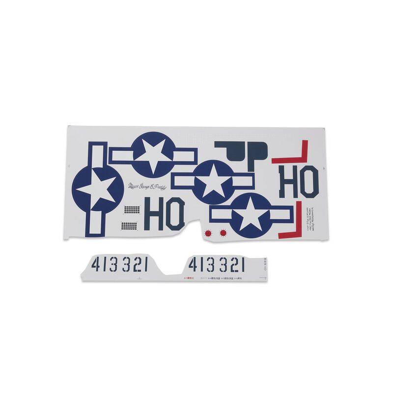 Decal Sheet: P-51D 1.2m Decal Sheet: P-51D 1.2m