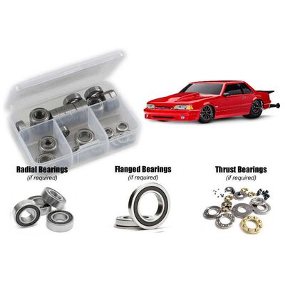Rubber Shielded Bearing Kit, 1/10 Traxxas Drag Slash Rubber Shielded Bearing Kit, 1/10 Traxxas Drag Slash