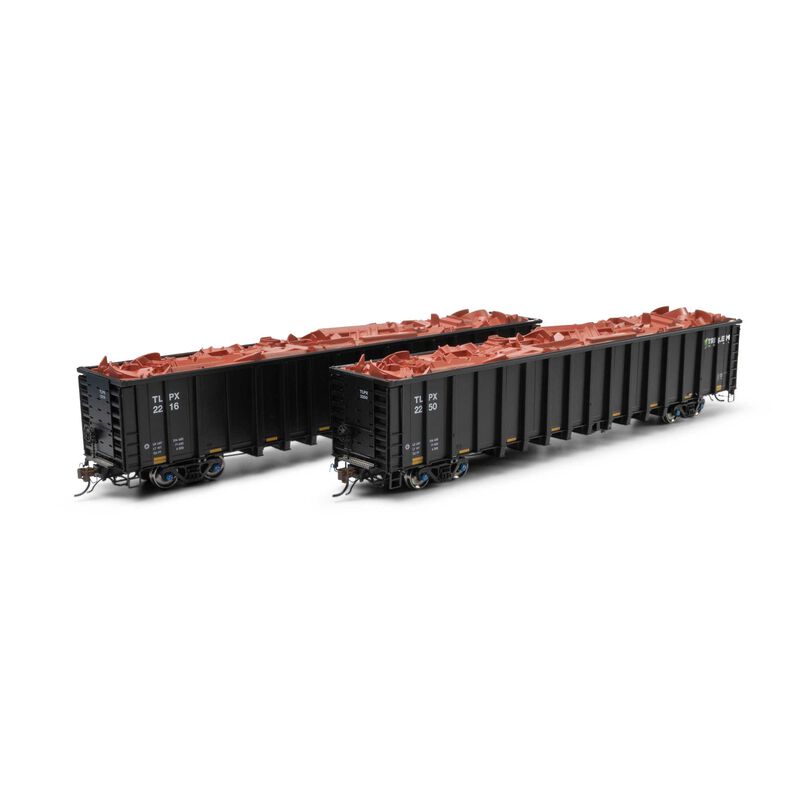 HO NSC 6000 Gondola with Load, TLPX #2216, 2250 (2)