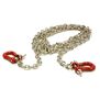 Drag Chain with Bow Shackle, Red: 1/10 Rock Crawler