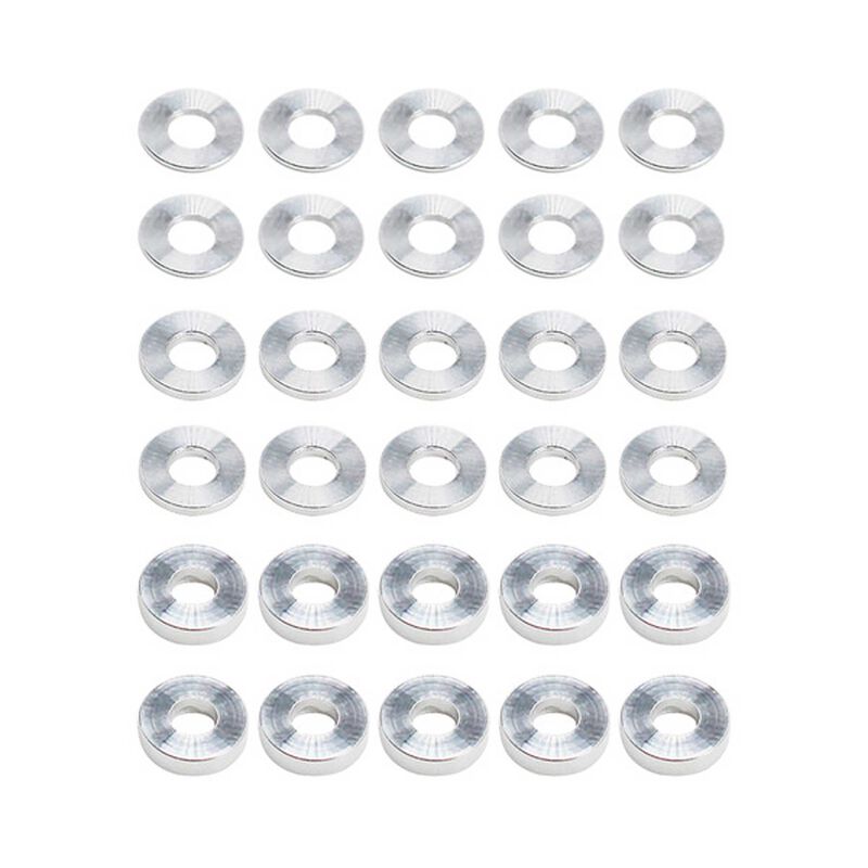 7.8x3mm Aluminum Bulkhead Washer (30)