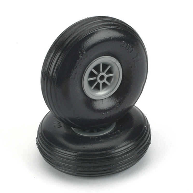 Treaded Lite Wheels, 3" (2)