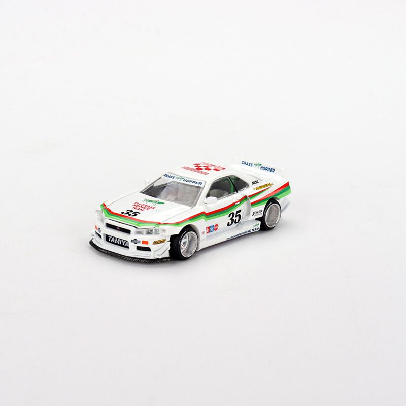 1/64 Kaido GT Nissan Skyline GT-R (R34) Tamiya X Kaido House “The Grasshopper” Diecast Model