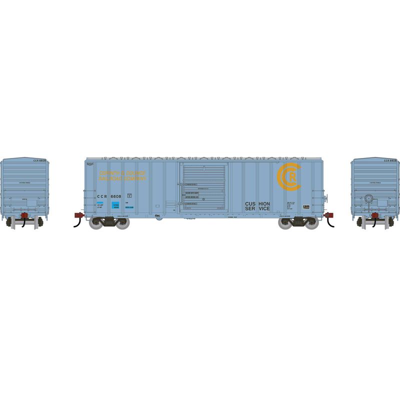 HO ATH 50' FMC 5347 Single Door Box Car, Primed For Grime CCR #6608