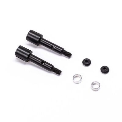 Rear Axles & Bearing Spacers: Mini Drag Car Rear Axles & Bearing Spacers: Mini Drag Car
