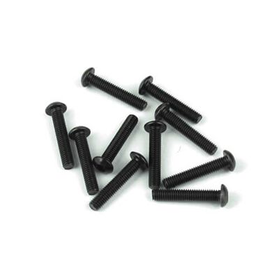 M3x16mm Button Head Screws, Black (10) M3x16mm Button Head Screws, Black (10)
