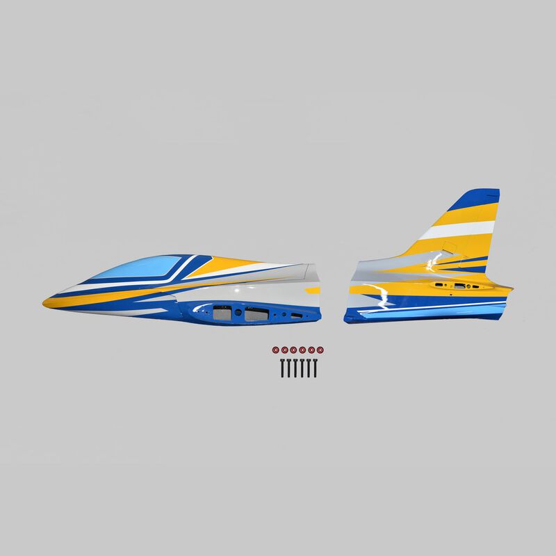Phoenix Model Fuselage + Vertical  for AXTION 2.8M JET Yellow