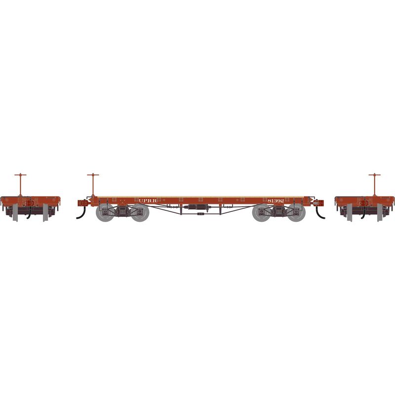 HO ATH 36' Flat Car, UP #81392
