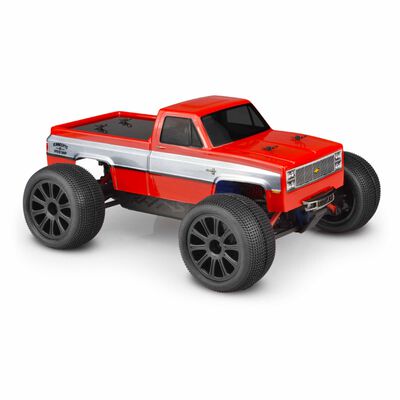 1/16 1982 GMC K10 Monster Truck Clear Body, 1/16 Traxxas E-Revo 1/16 1982 GMC K10 Monster Truck Clear Body, 1/16 Traxxas E-Revo