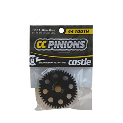Pinion Gear, 44T MOD 1, 8mm Shaft Pinion Gear, 44T MOD 1, 8mm Shaft