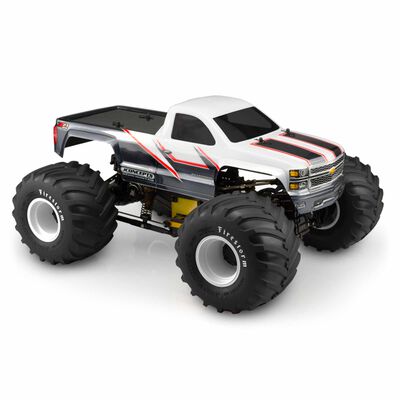 1/10 2014 Chevy 1500 Single Cab Monster Truck Clear Body 1/10 2014 Chevy 1500 Single Cab Monster Truck Clear Body