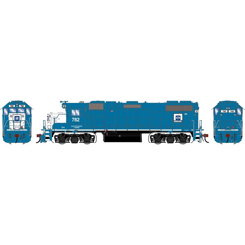 HO GEN GP38-2 Locomotive w/DCC & Sound, EMDX #782