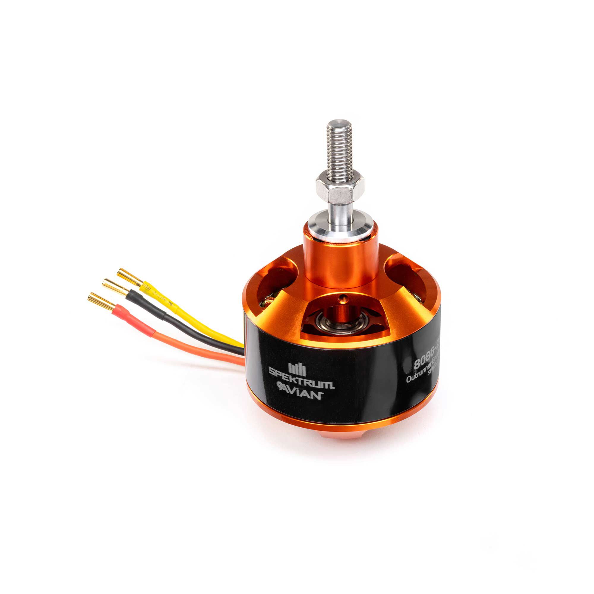 Spektrum Accessories Avian Brushless Outrunner Motor, 8086-200Kv 24-Pole  (40cc) | Horizon Hobby