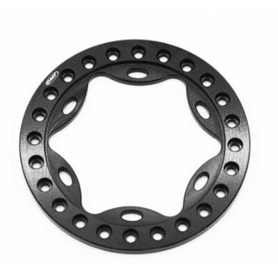 OMF 1.9 Scallop Beadlock Black Anodized OMF 1.9 Scallop Beadlock Black Anodized