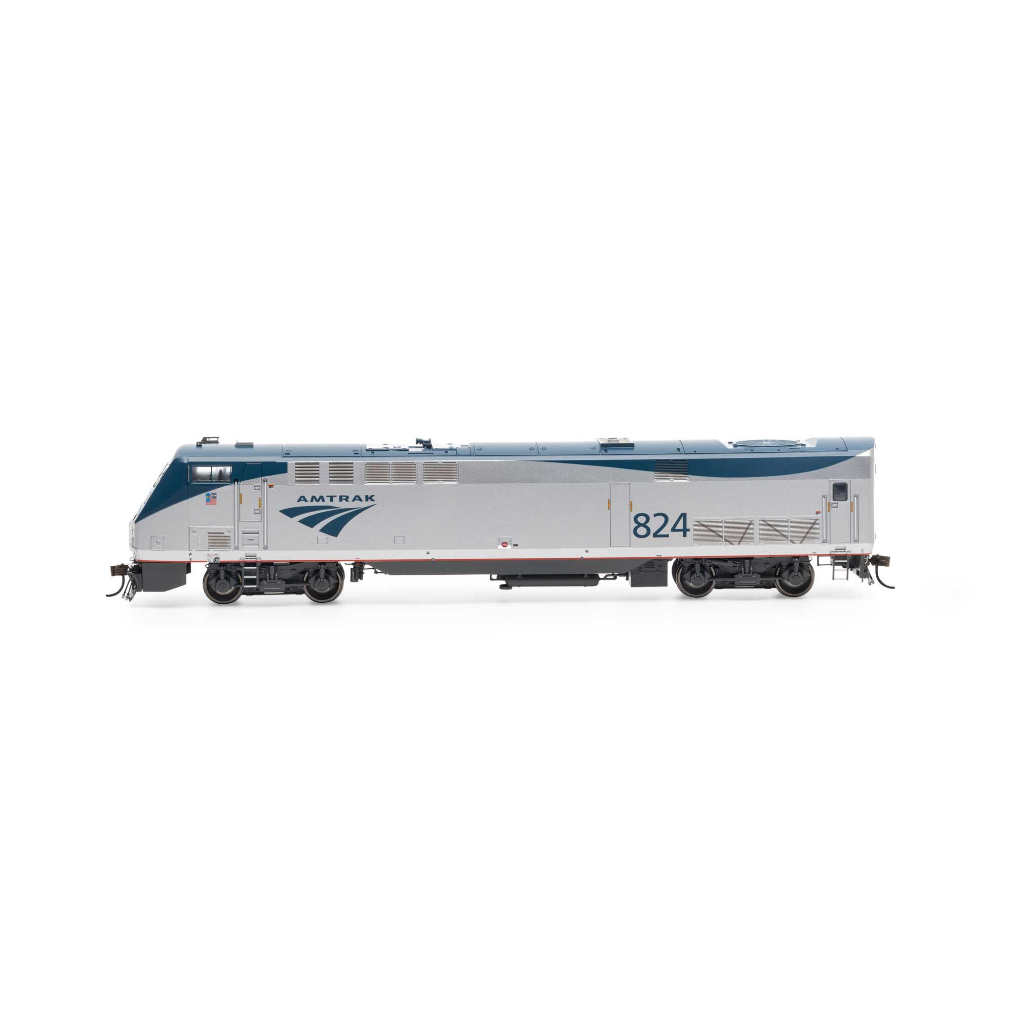 Athearn HO P40DC Locomotive with DCC & Sound, Amtrak, Phase V #824