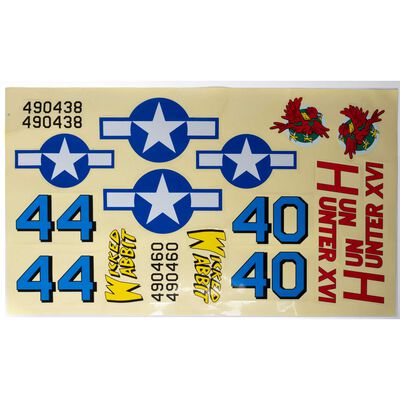 Decal Set: Fun Scale P-47 Thunderbolt Decal Set: Fun Scale P-47 Thunderbolt