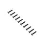 Losi Flat Head Screws, M4x20mm (10)