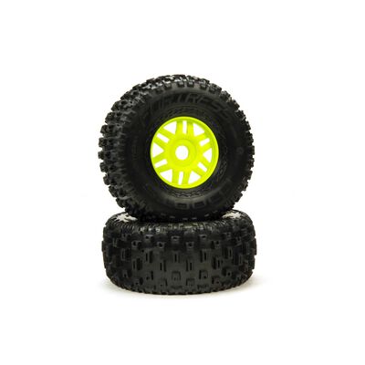 1/7 dBoots Fortress Front/Rear 2.4/3.3 Pre-Mounted Tires, 17mm Hex, Green (2) 1/7 dBoots Fortress Front/Rear 2.4/3.3 Pre-Mounted Tires, 17mm Hex, Green (2)