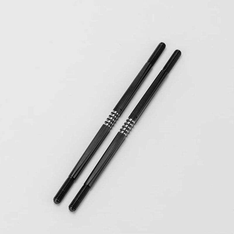 Tekno NT48 2.0 Fin optional Titanium turnbuckle 4x106mm, stealth black - 2pc Tekno NT48 2.0 Fin optional Titanium turnbuckle 4x106mm, stealth black - 2pc
