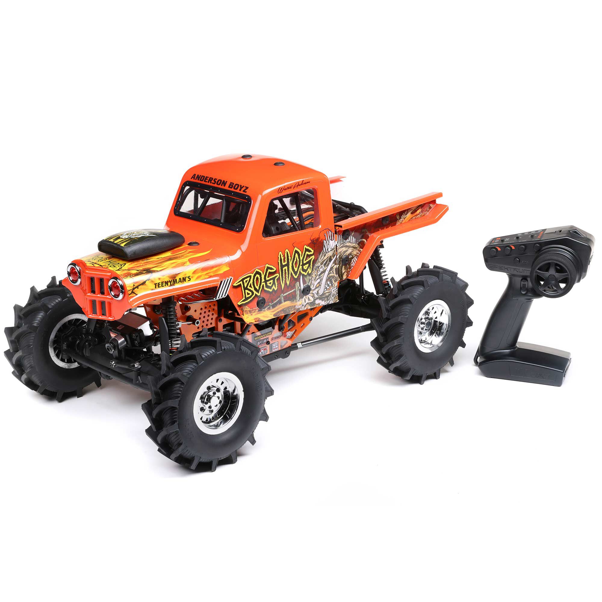 [�˾���ũ] LOS04024T1 [LOSI] 1/8 LMT 4WD Solid Axle Mega Truck Brushless RTR, King Sling - ������, ���͸� �ʿ� 30