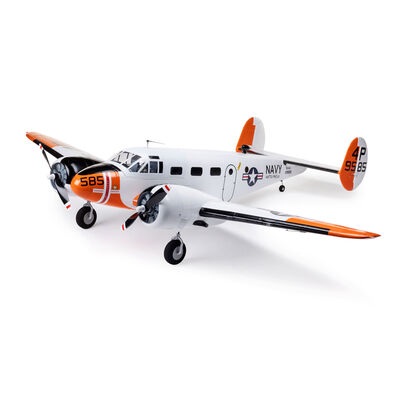 Beechcraft D18/RC-45J 1.5m BNF Basic with AS3X+ and SAFE Select Beechcraft D18/RC-45J 1.5m BNF Basic with AS3X+ and SAFE Select