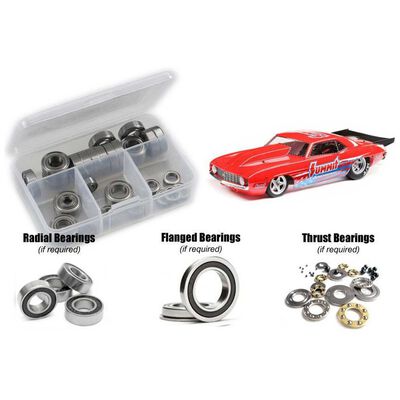 Rubber Shielded Bearing Kit, 1/10 Losi 1969 Camaro 22S 2WD Rubber Shielded Bearing Kit, 1/10 Losi 1969 Camaro 22S 2WD
