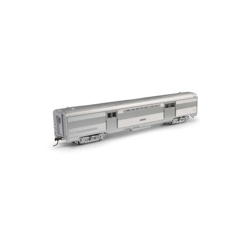 Roundhouse HO RND Streamline Baggage Car, ATSF #9408