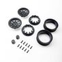 Axial 1.9 Raceline Daytona Beadlock Wheels, Black (2)