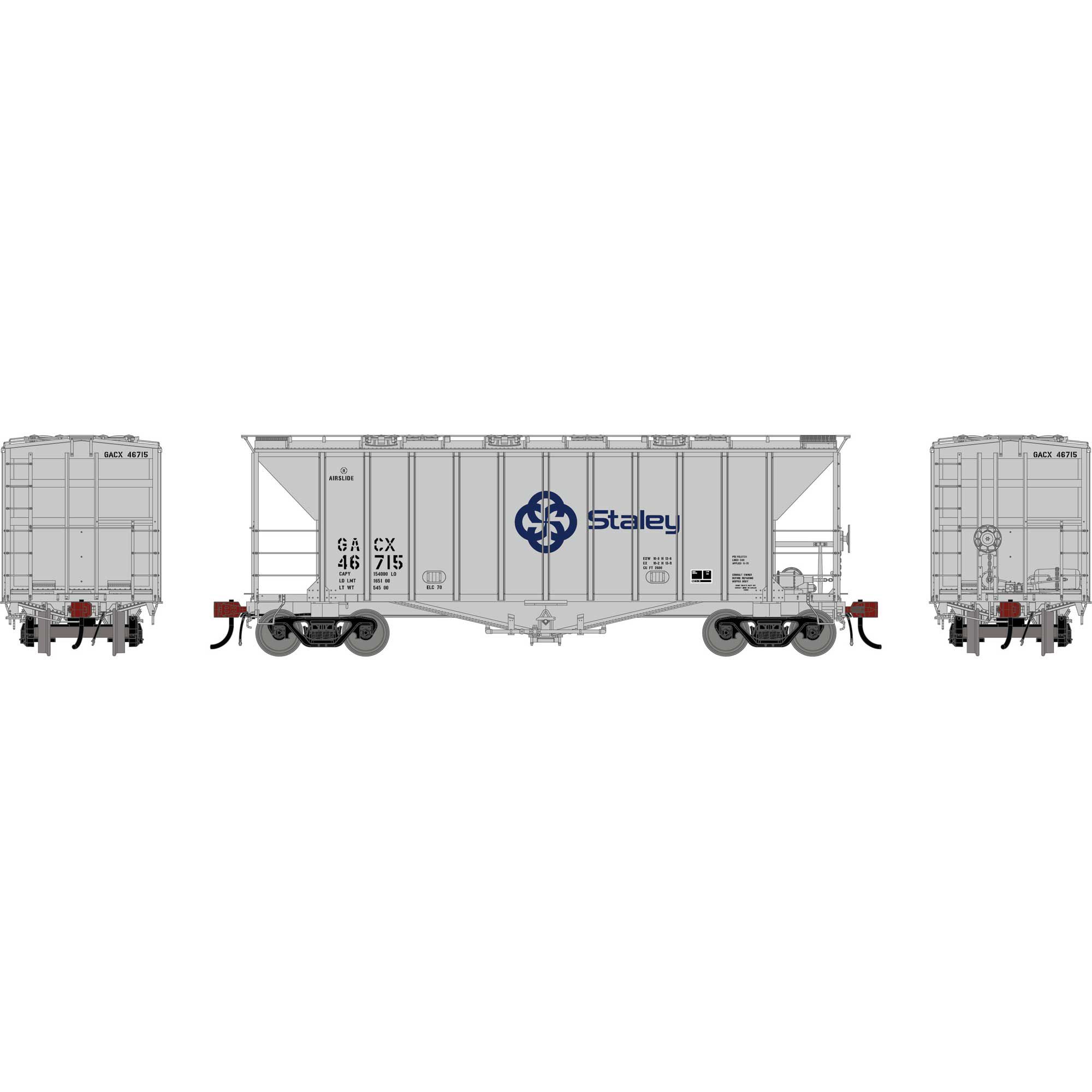 Athearn Genesis Athearn Genesis HO GEN GATC 2600 Airslide Covered