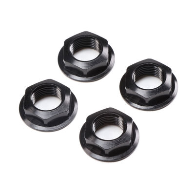 17mm Flanged Wheel Nut Black (4): Super Rock Rey 17mm Flanged Wheel Nut Black (4): Super Rock Rey