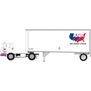 HO RTR Ford C/28' Trailer, ANR Freight System