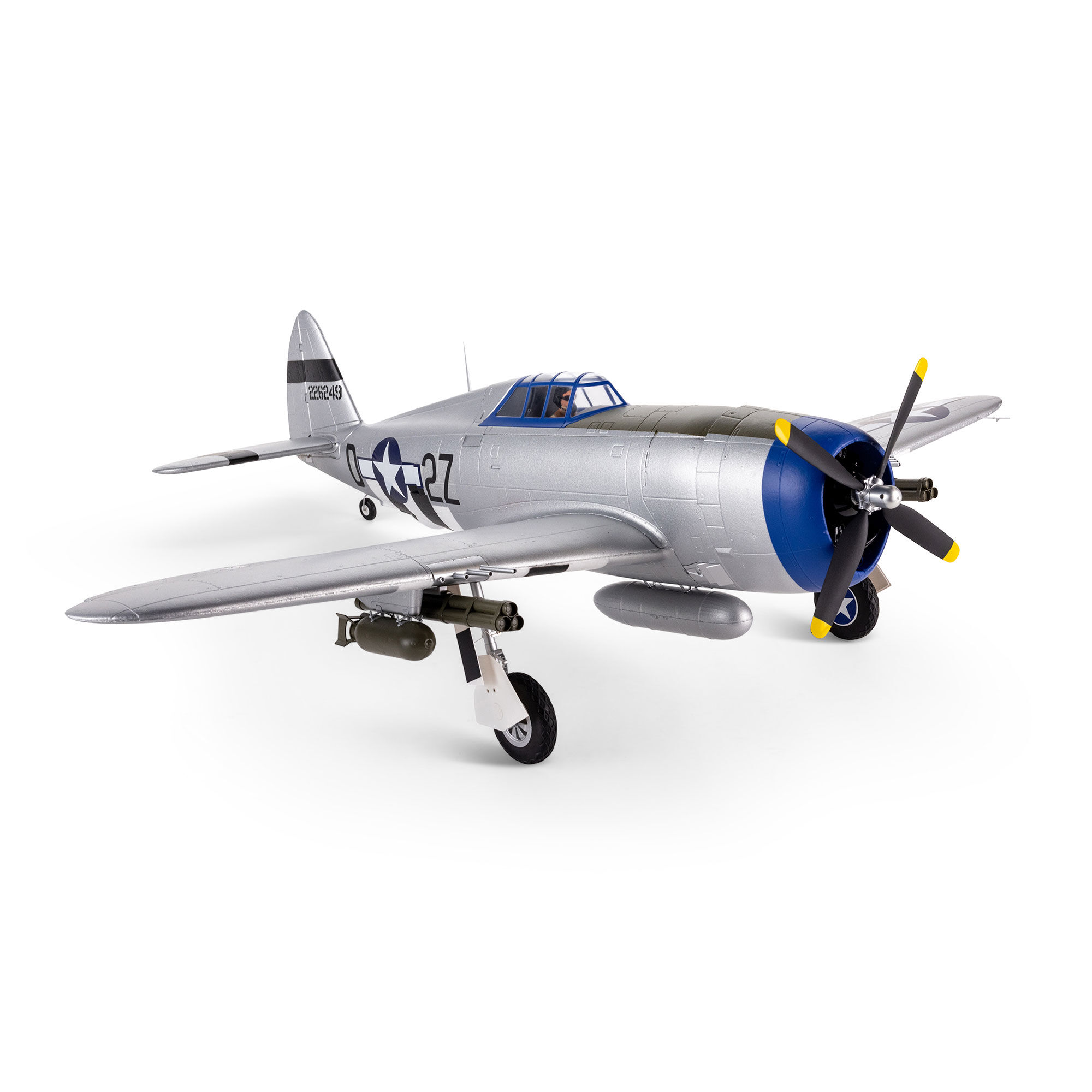 [���ܼ�] EFL08475 [E-FLITE] 1200mm P-47 �������� PNP (����, ���ӱ�, ����, �÷�, ��Ʈ��Ʈ ������� ����) 