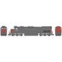 HO SD45T-2 Locomotive with DCC & Sound, Cotton Belt #9383