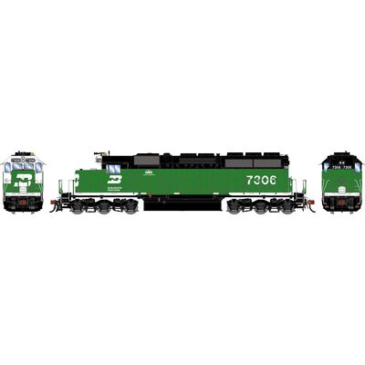 HO ATH SD40G Locomotive w/DCC & Sound, BN #7306 HO ATH SD40G Locomotive w/DCC & Sound, BN #7306