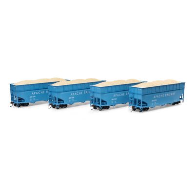 HO 40' Wood Chip Hopper with Load, APA #1215 / 1222 / 1238 / 1241 (4) HO 40' Wood Chip Hopper with Load, APA #1215 / 1222 / 1238 / 1241 (4)