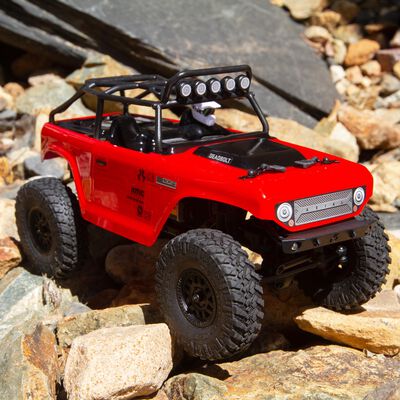 1/24 SCX24 Deadbolt 4X4 RTR Brushed Rock Crawler (Battery & Charger Included), Red 1/24 SCX24 Deadbolt 4X4 RTR Brushed Rock Crawler (Battery & Charger Included), Red