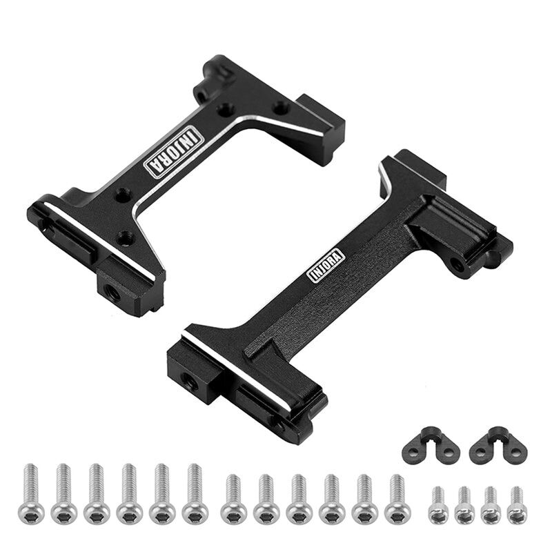 INJORA Aluminum Front & Rear Bumper Mounts, 1/18 Traxxas TRX-4M Defender/ Bronco