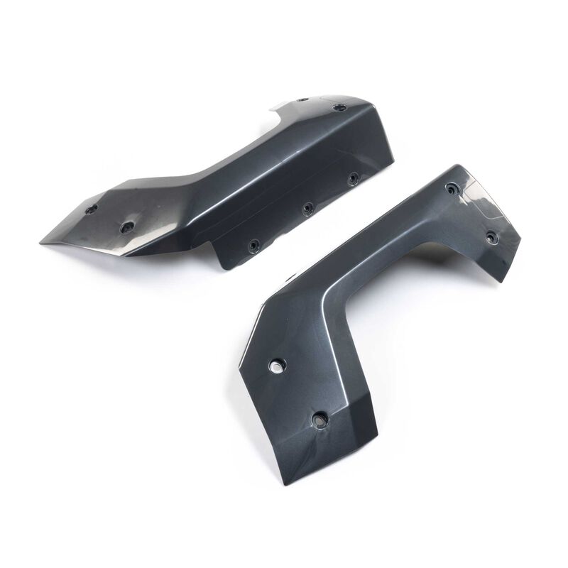 Losi Body Panel, Rear Fender, Left/Right, Gun Metal Grey: 5IVE-T 3.0
