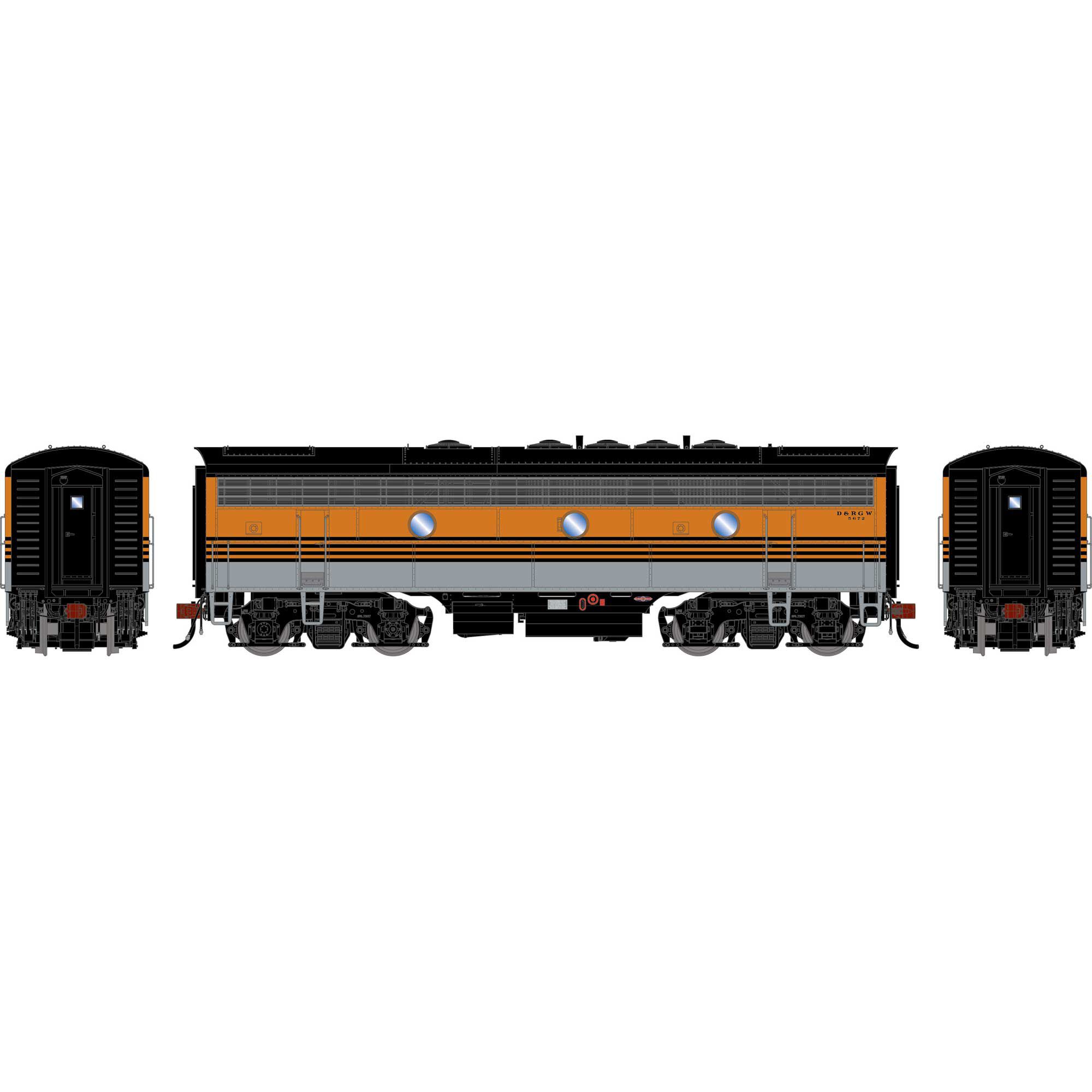 Athearn Genesis Athearn Genesis HO GEN F7B Locomotive W/DCC