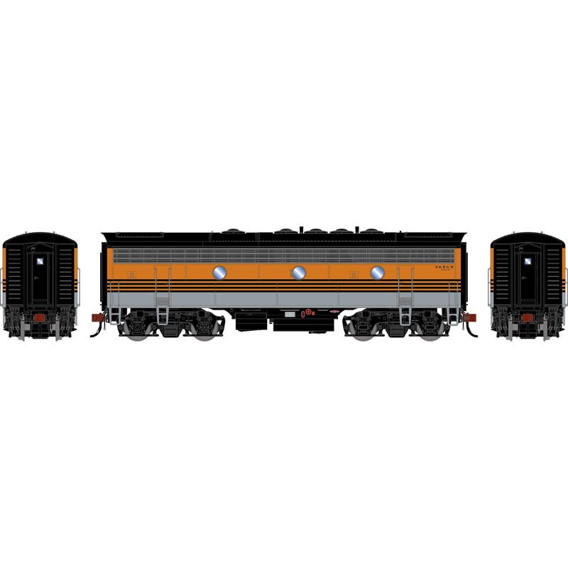 HO GEN F7B Locomotive W/DCC & Sound, DRGW 'Aspen/Silver/Four Stripe' #5672