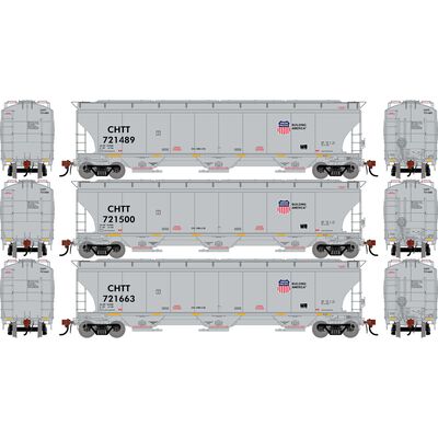 HO GEN Trinity 5161 Covered Hopper, CMO #721489/721500/721663 (3) HO GEN Trinity 5161 Covered Hopper, CMO #721489/721500/721663 (3)