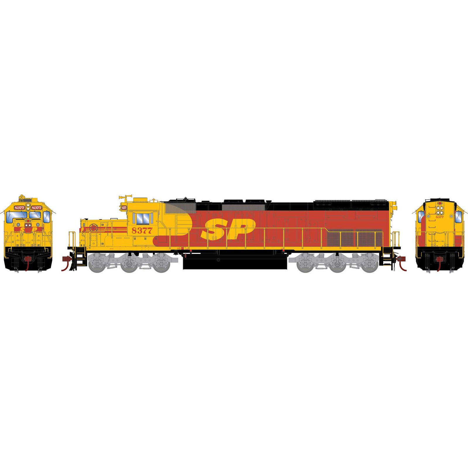 HO SD40T-2 Locomotive, SP/Kodachrome #8377