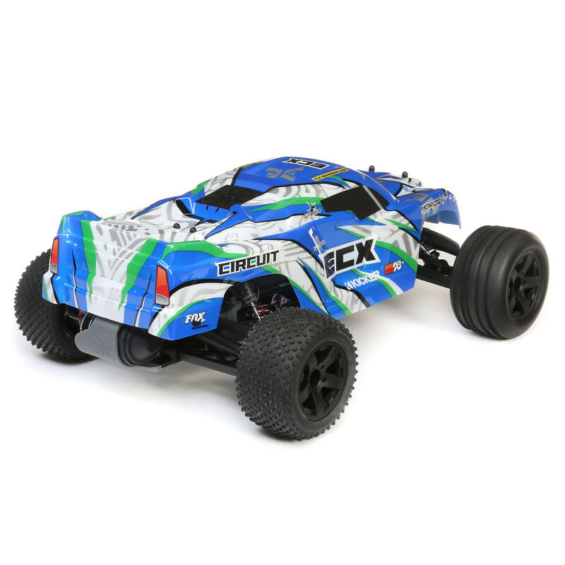 1/10 Circuit 2WD Stadium Truck Brushed RTR, Blue/White