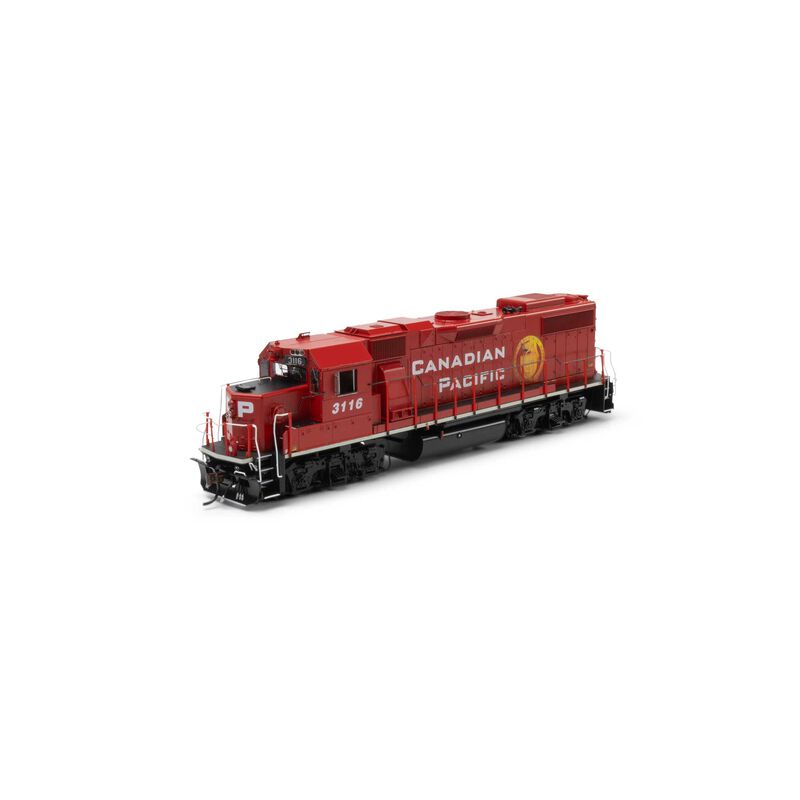 HO GEN GP38-2 Locomotive w/DCC & Sound, CP 'Golden Beaver' #3116
