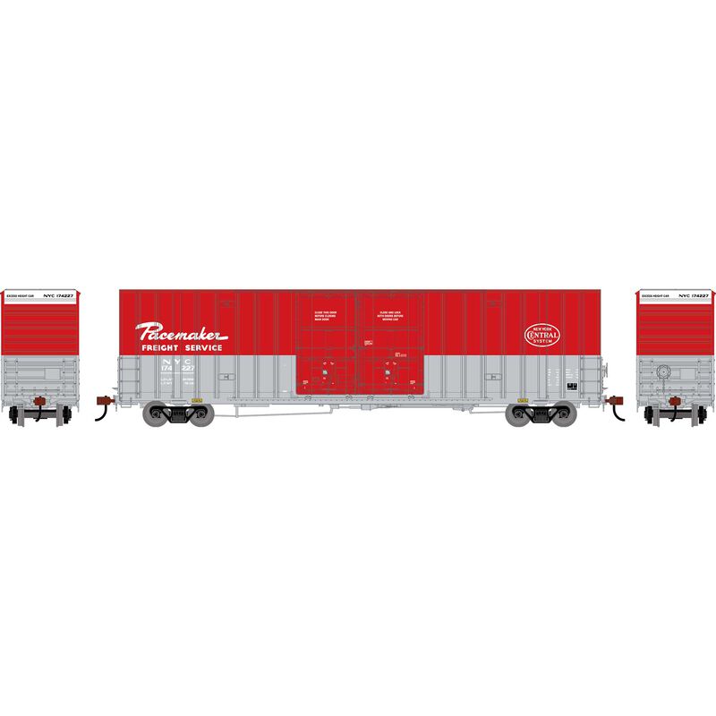 HO ATH 60' Gunderson High-Cube Double Door Box Car, Legendary Liveries NYC #174227